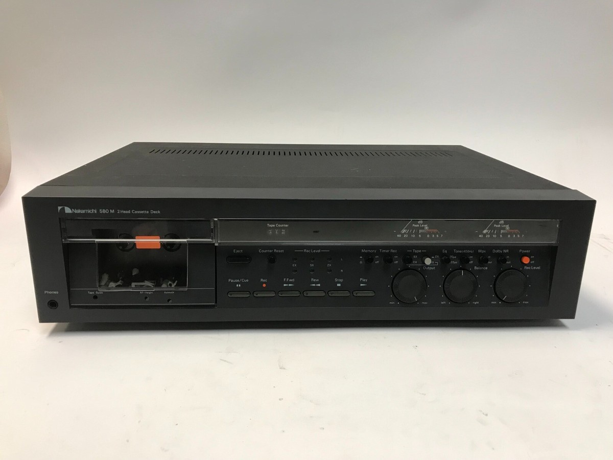 NAKAMICHI 580 M SINGLE CASSETTE DECK AS-IS READ DESCRIPTION | eBay