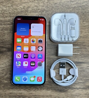 Apple iPhone 12 Pro - 256GB - Silver (Factory Unlocked) Good