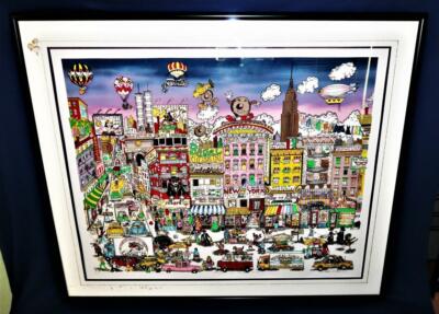 Charles Fazzino 3D Artwork BARGAINS ON ORCHARD STREET Artist Proof