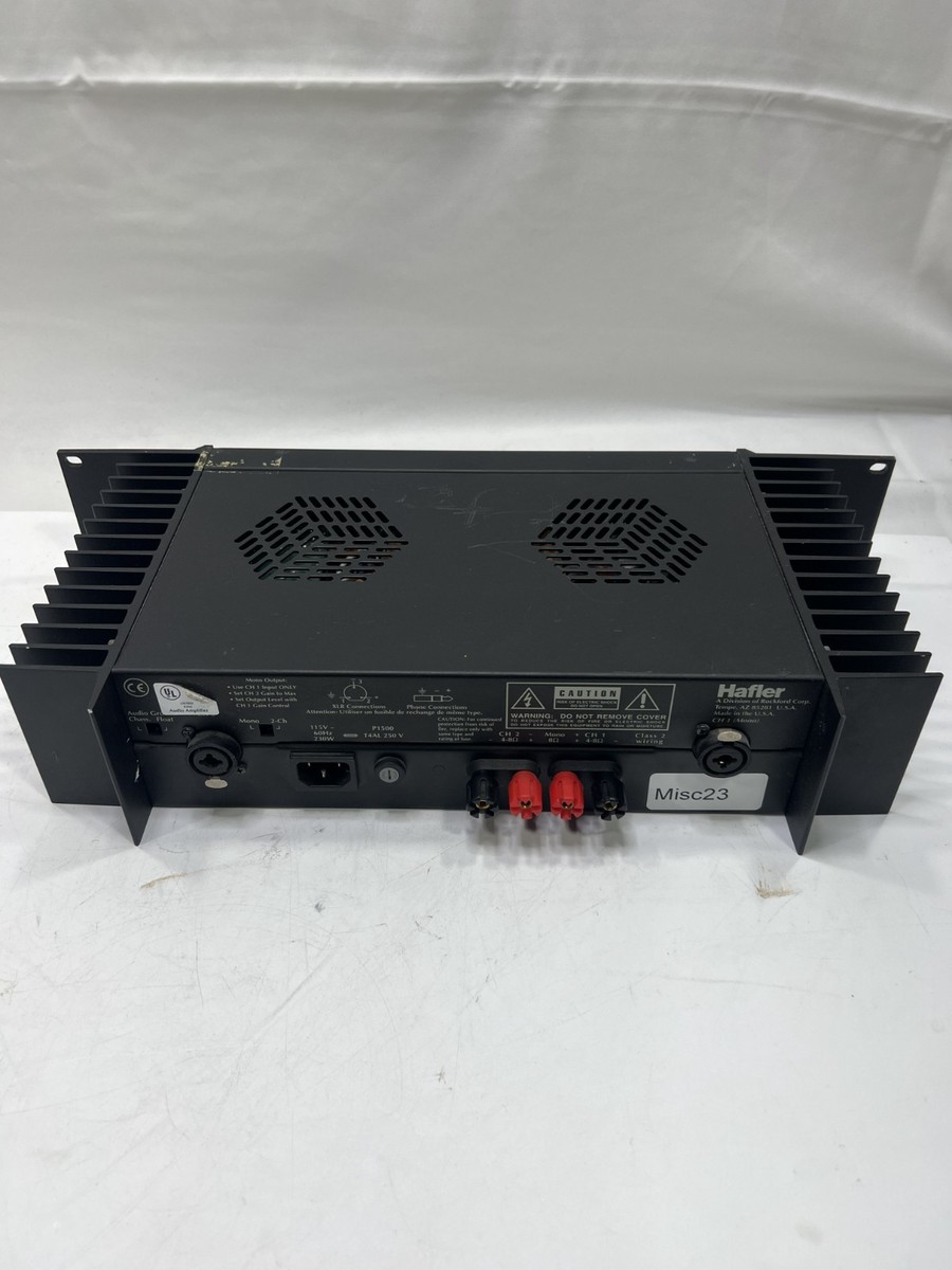 Hafler P1500 Trans Nova Professional Power Amplifier 54e for sale
