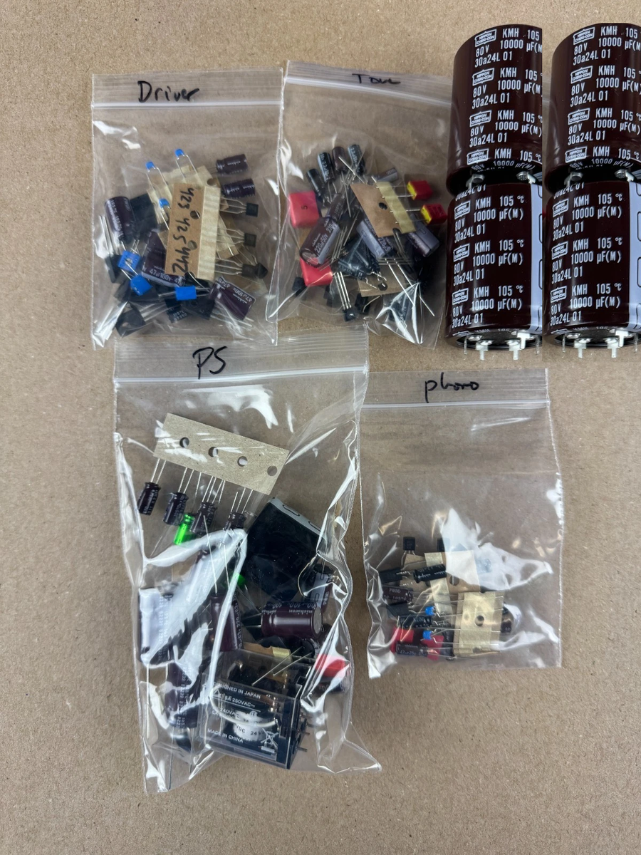 Sansui AU-9500 Complete Rebuild Kit High-Quality Recap Set