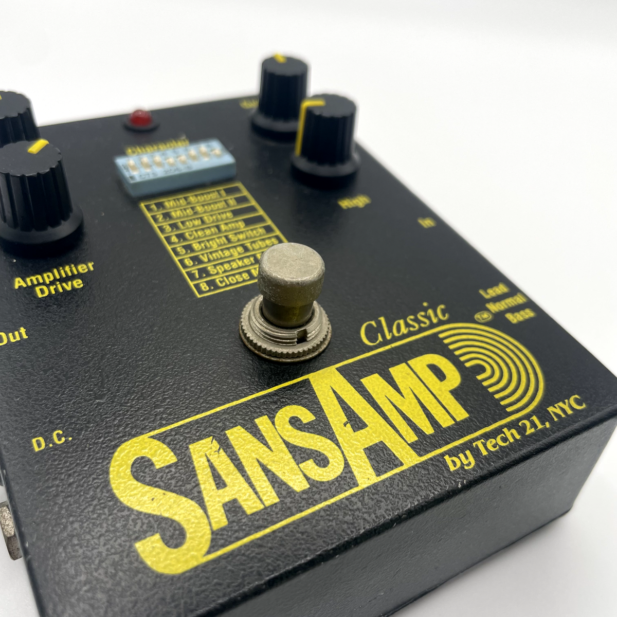 NYC Tech 21 SANSAMP CLASSIC Tube Amp Emulator Guitar Effects Pedal