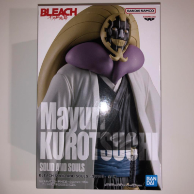 Bandai BLEACH SOLID AND SOULS Mayuri Kurotsuchi Toy Figure 6.2in