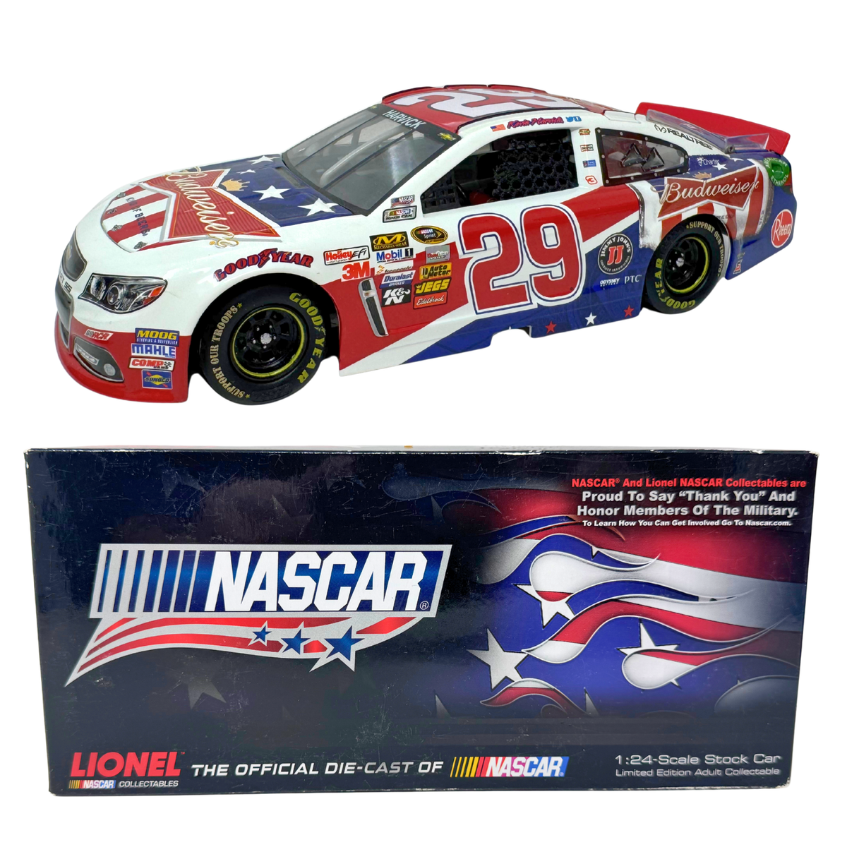 Lionel Nascar #29 Kevin Harvick Budweiser Salutes 2013 Chevy SS