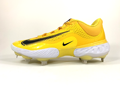 Nike Alpha Huarache Elite 4 Low Baseball Cleats Yellow DR6851-701