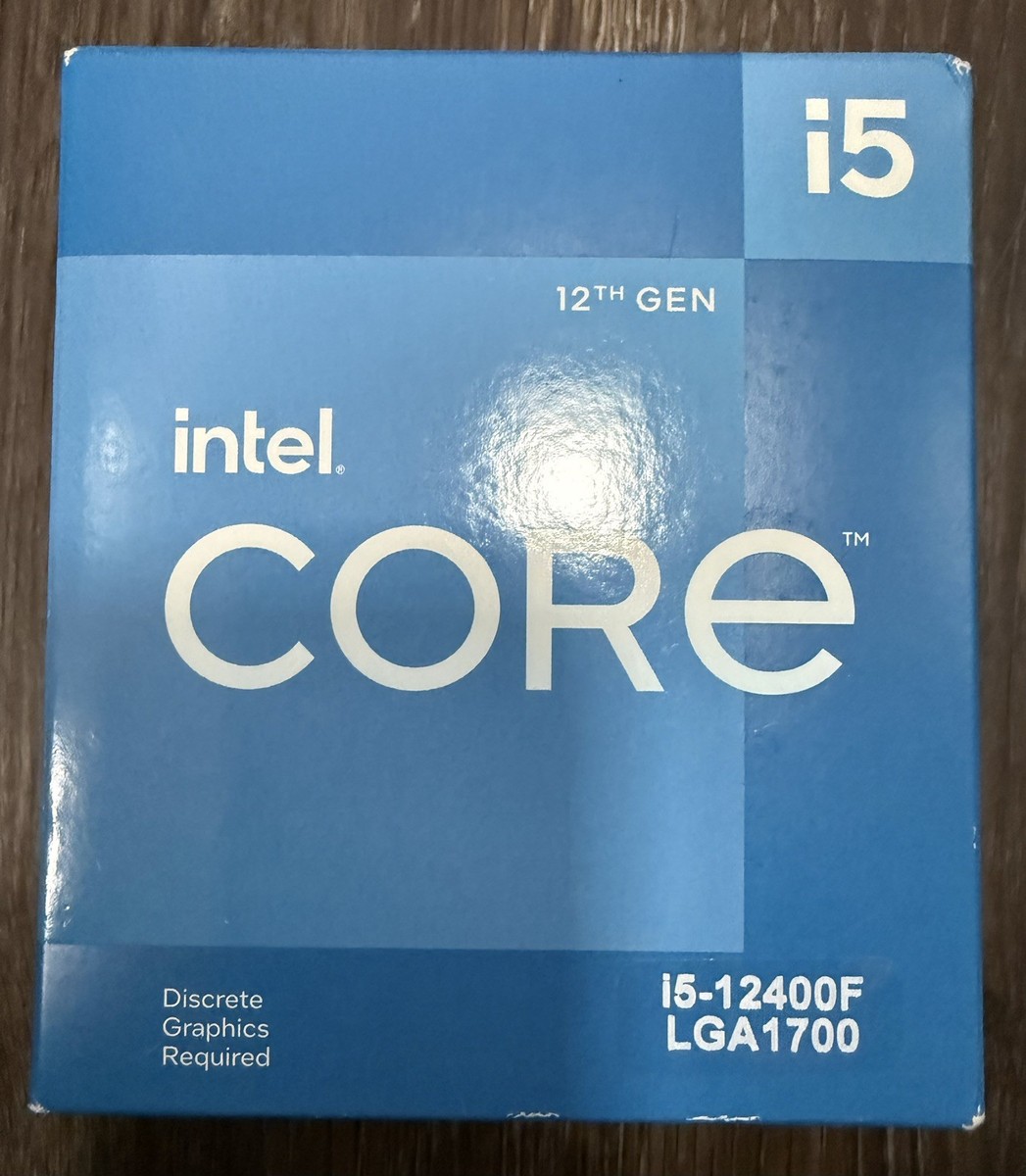 Intel Core i5-12400F Processor (4.4 GHz, 6 Cores, LGA 1700) Box