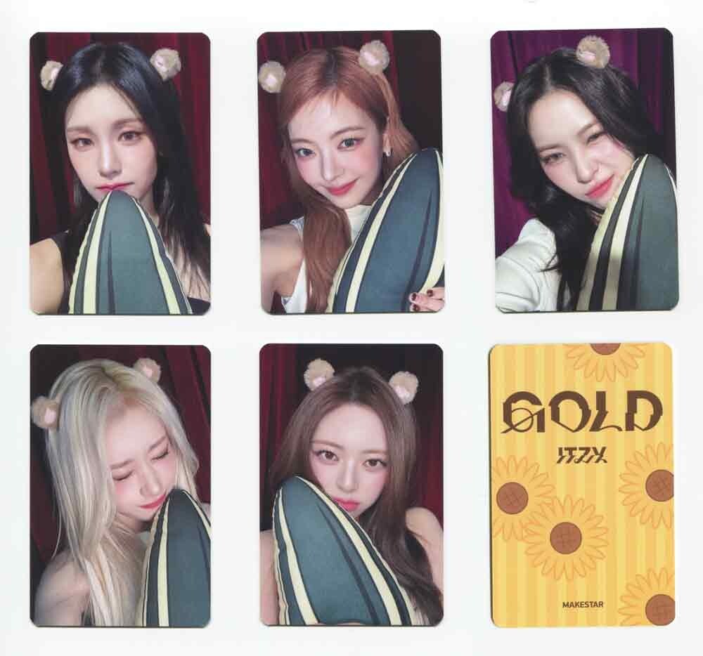 ITZY - GOLD [MAKESTAR] 1201 FANSIGN EVENT EXCLUSIVE OFFICIAL