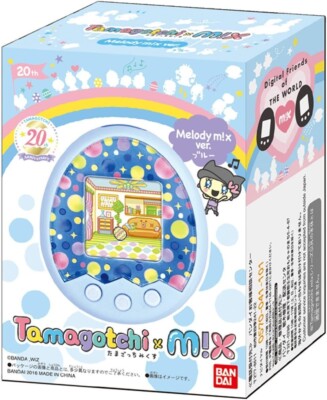 Tamagotchi m!x Melody Mix Ver. Blue 20th Anniversary Virtual Pet