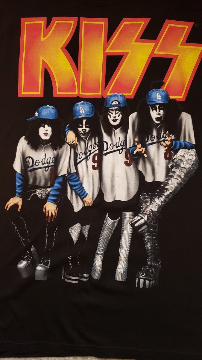 KISS T-Shirt - 1998 Los Angeles Dodger Stadium Psycho Circus