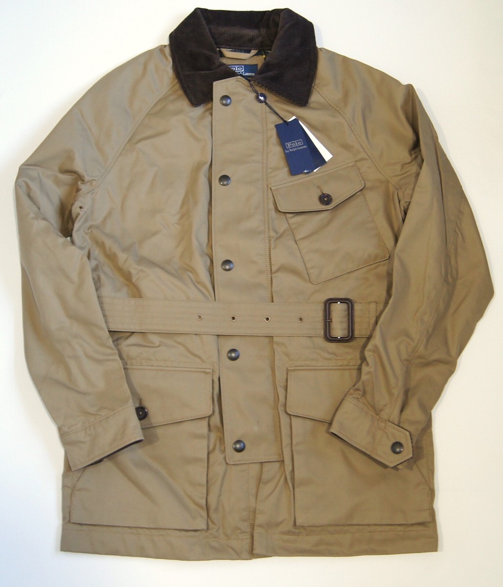 POLO RALPH LAUREN Men's Beige Ventile Twill Cotton Bike Belted