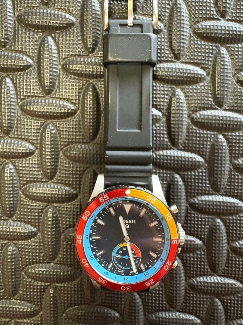 FOSSIL Q Crewmaster Hybrid Smartwatch Analog Bluetooth Silicone