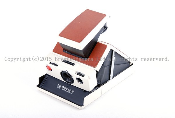Good Polaroid SX-70 Land Camera Model 2 in White Paint Special