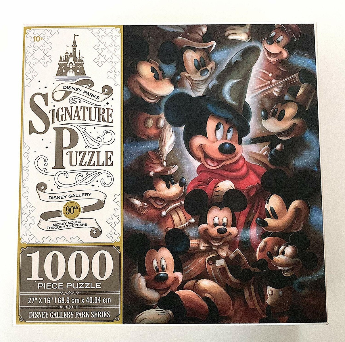 Disney Parks Mickey Mouse Through the Years 90th Anniversary 1000