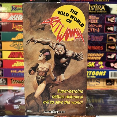 The Wild World of Bat Woman 1966 VHS Tested Katherine Victor
