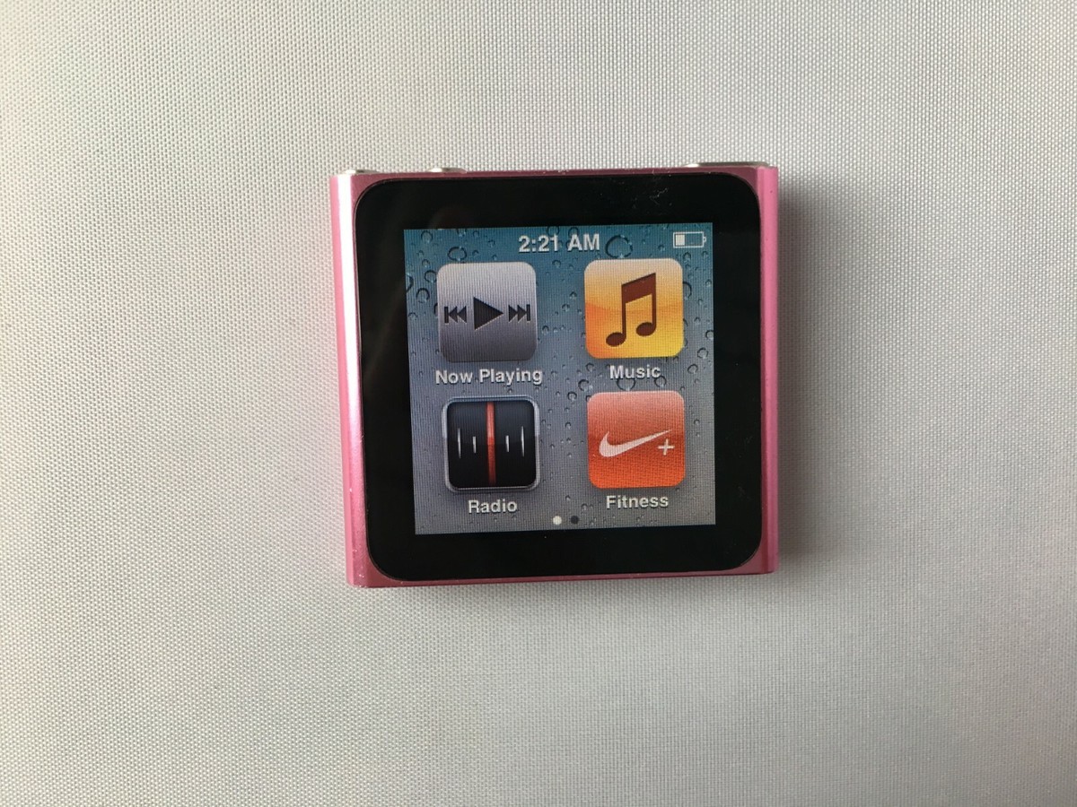 Apple iPod nano 6th Generation Pink (8GB) new 885909423927| eBay