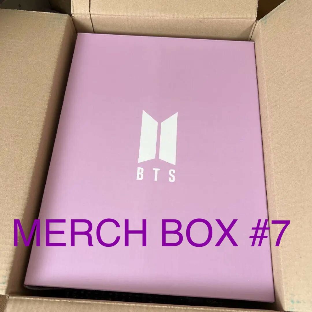 NEW BTS Official MERCH BOX #7 Clear Bag Photocards etc ARMY