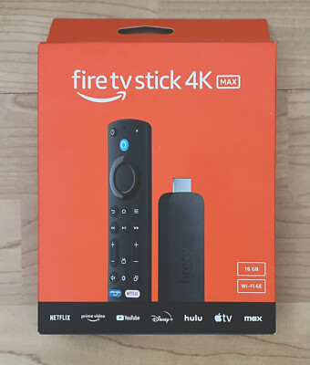 Brand New 2023 AMAZON FIRE TV Stick 4K MAX 2.0 GHz Wi-Fi 6E 16GB