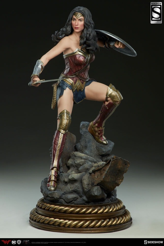 SIDESHOW DAWN OF JUSTICE WONDER WOMAN EXCLUSIVE 1/4 SCALE STATUE