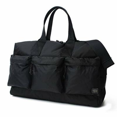 Yoshida PORTER FORCE 2WAY DUFFLE BAG 855-05900 Black NEW from