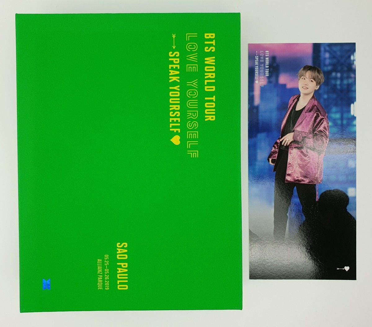 BTS Love Yourself Speak Yourself SAO PAULO DVD Bookmark SUGA