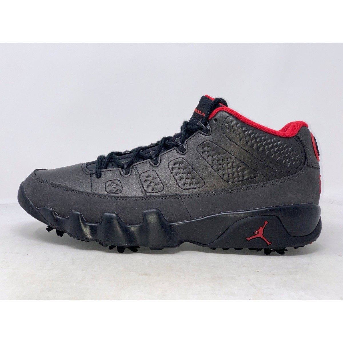 Air Jordan 9 Bred Charcoal Black Golf Shoes, Size 10 BNIB FJ5934