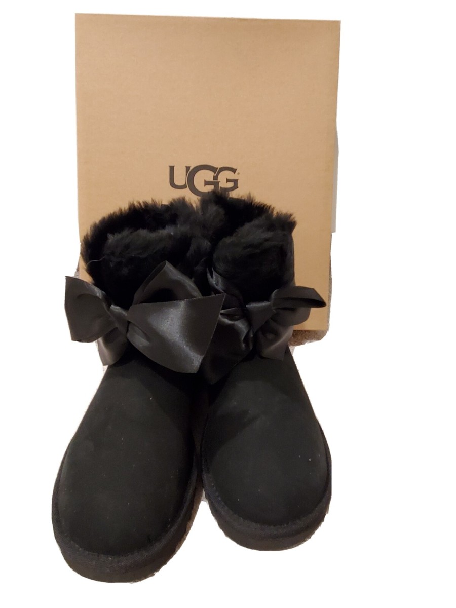 UGG® Gita Bow Mini boots Size 5 | eBay
