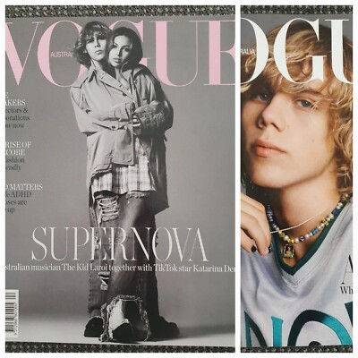 🔶️RARE VOGUE AUSTRALIA MAGAZINE APRIL 2022 THE KID LAROI COVER