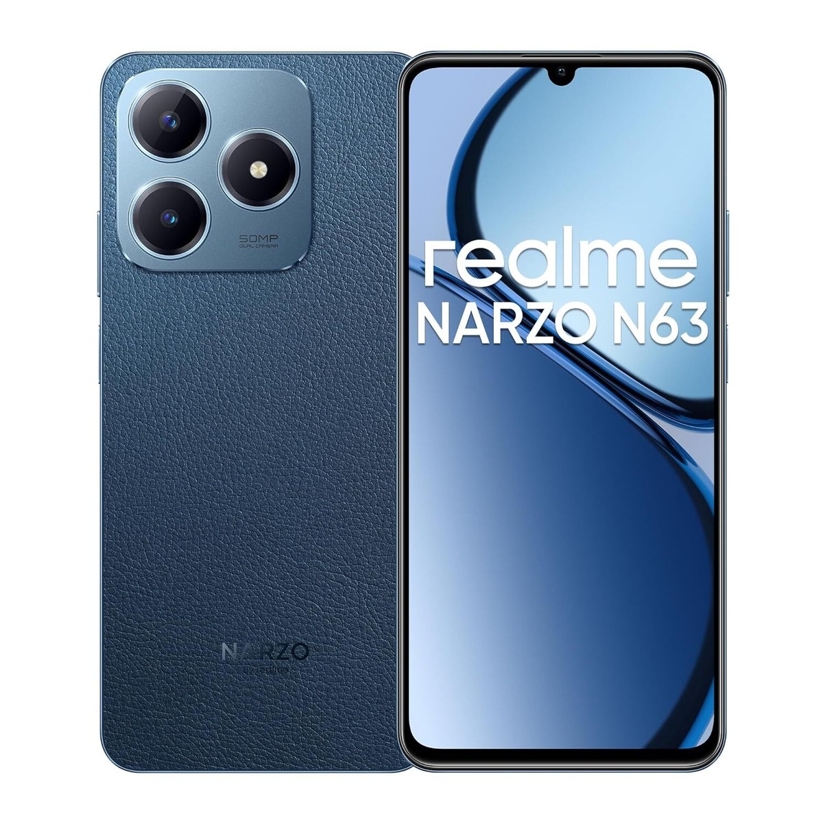 realme NARZO N63 Factory Unlocked-4GB RAM 128GB Storage-BLUE-NO