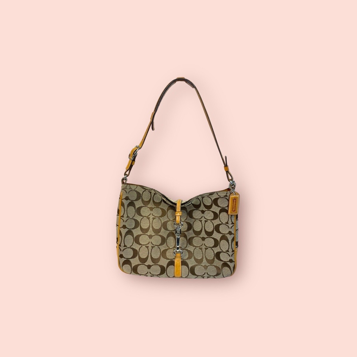 COACH Vintage Y2K Hampton Signature Luxury Designer Shoulder