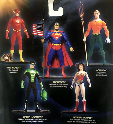 DC Direct Superman Wonder Woman Green Lantern Flash Aquaman