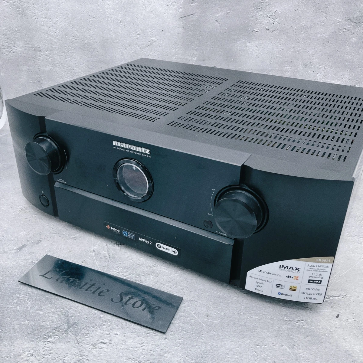 Marantz SR6015 9.2 Channel 8K AV Receiver 3D Audio HEOS Wireless