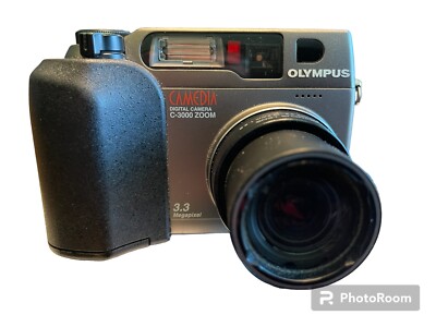 Olympus CAMEDIA C-3030 Zoom 3.3MP Digital Camera - Black - For