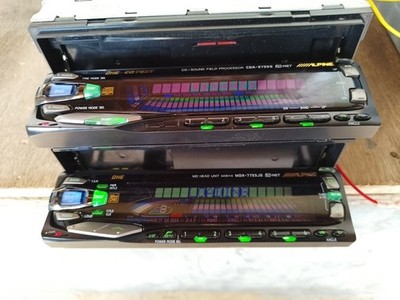 Alpine CDA-5755 MDA-7755J Set CD MD Player Car Audio JDM Tested