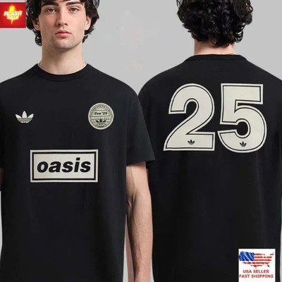 新品未開封完売品】 Oasis live '25ロゴ Tシャツ Lサイズ 黒 Oasis