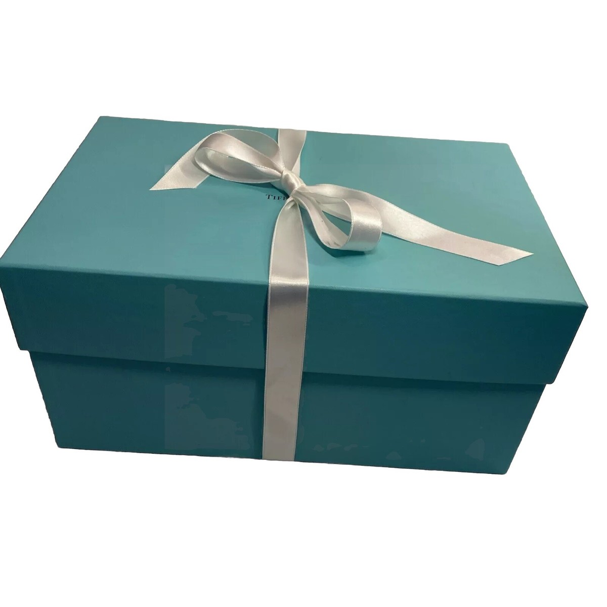 Large Tiffany Co Box Authentic 13x8x6” W/ Ribbon & Bubble Wrap | eBay