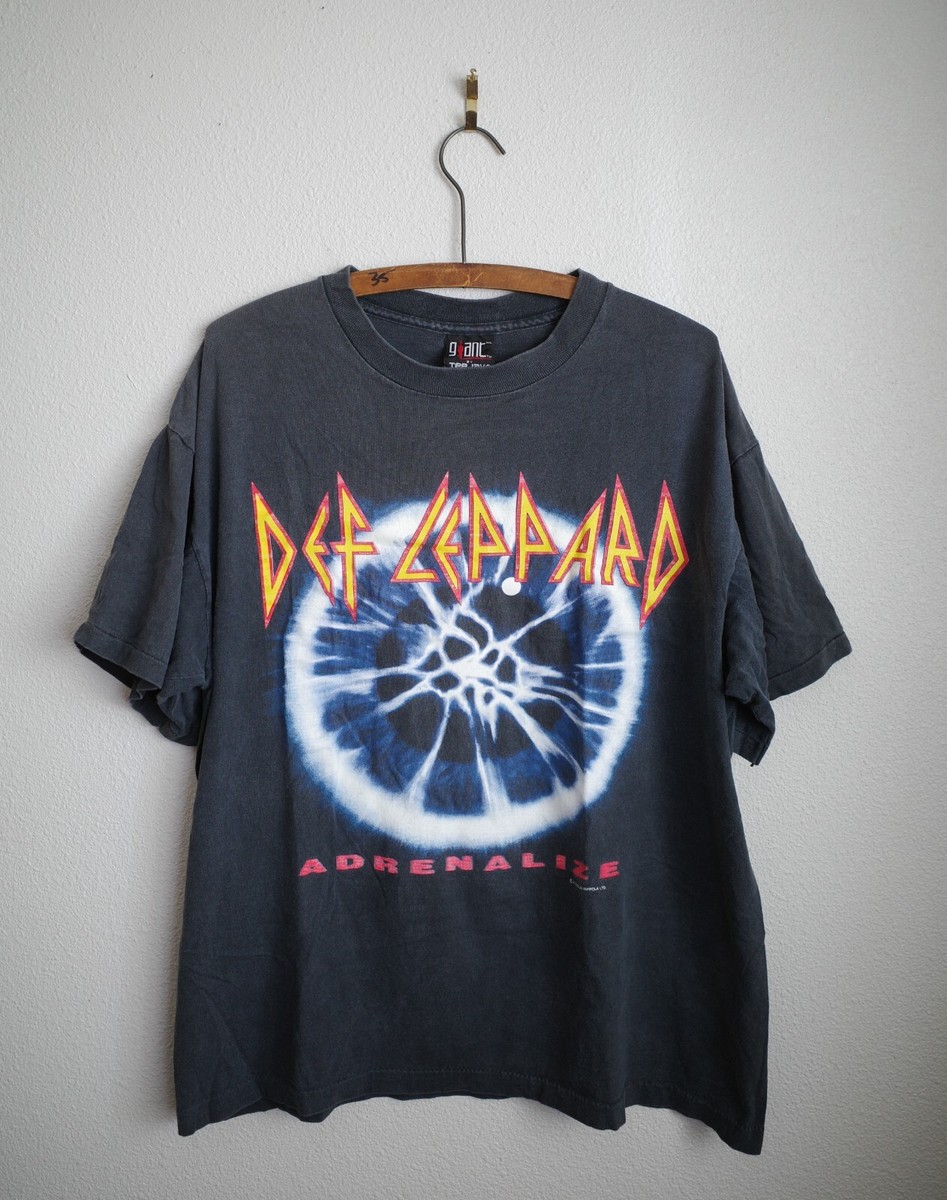 Vintage 90s Def Leppard Adrenalize 7-Day Weekend Tour Giant T