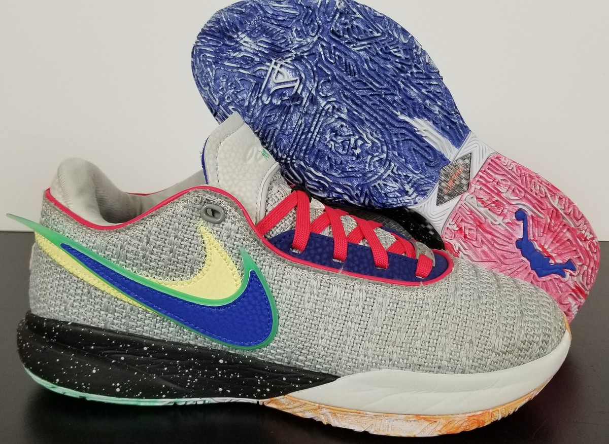 NIKE LEBRON XX 20 NIKE LIFER SILVER BLUE RED BASKETBALL NEW DJ5423