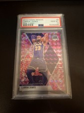 LeBron James [Pink Camo] #8 Prices | 2019 Panini Mosaic