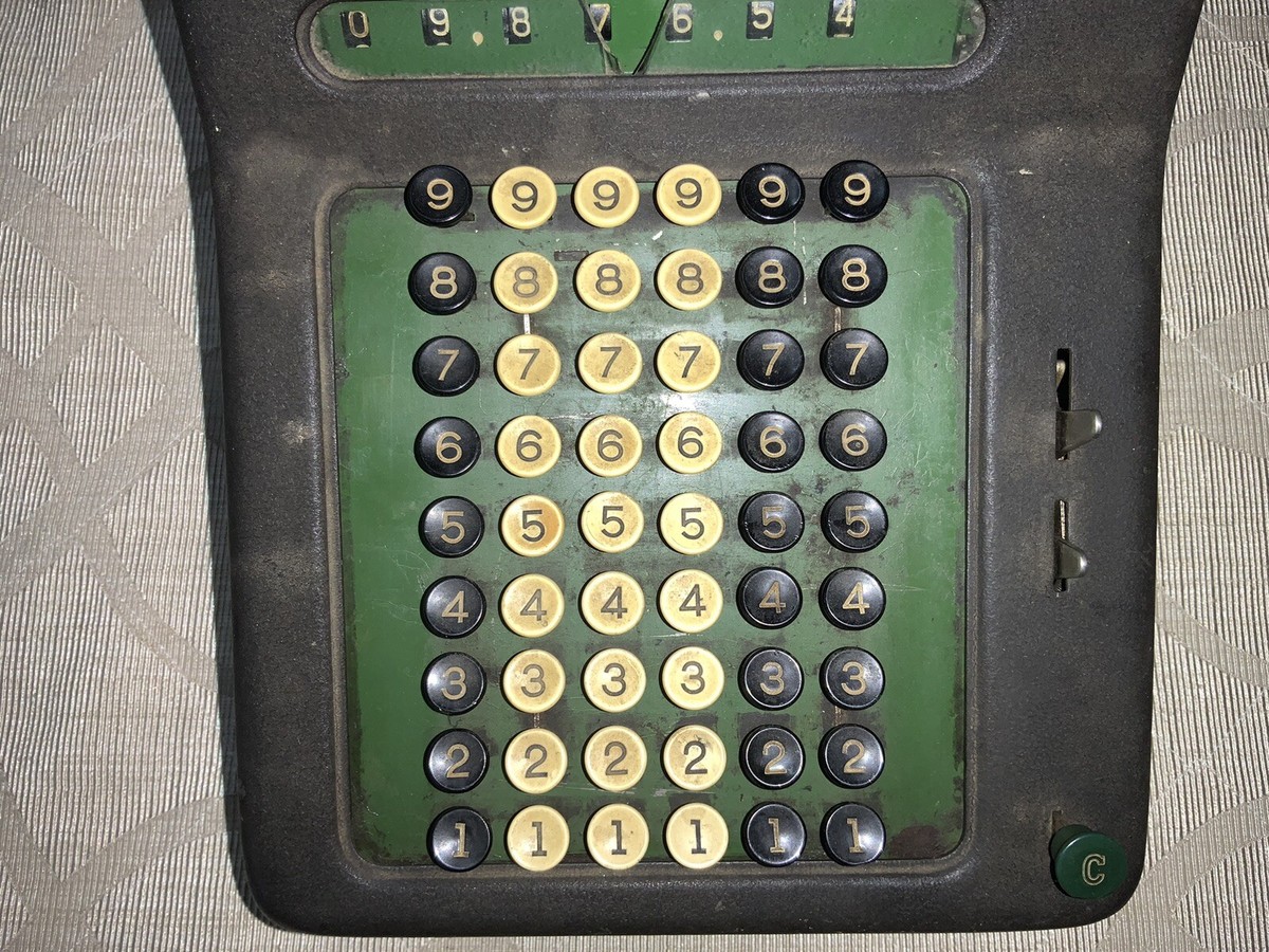 Vintage Allen Wales Adding Machine Tested - See Description | eBay