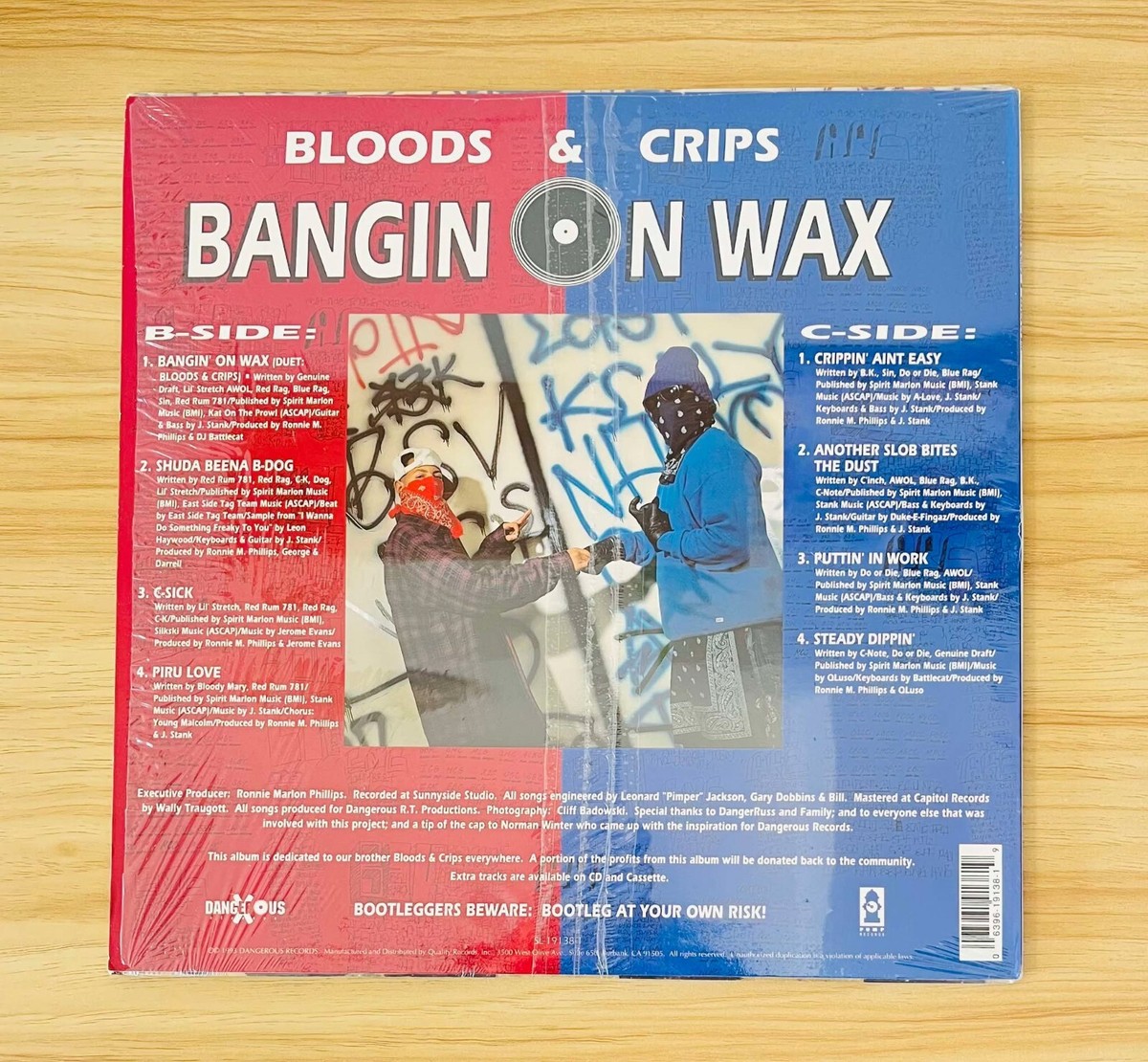 Bloods & Crips / Bangin On Wax 1993 US Original LP Dangerous