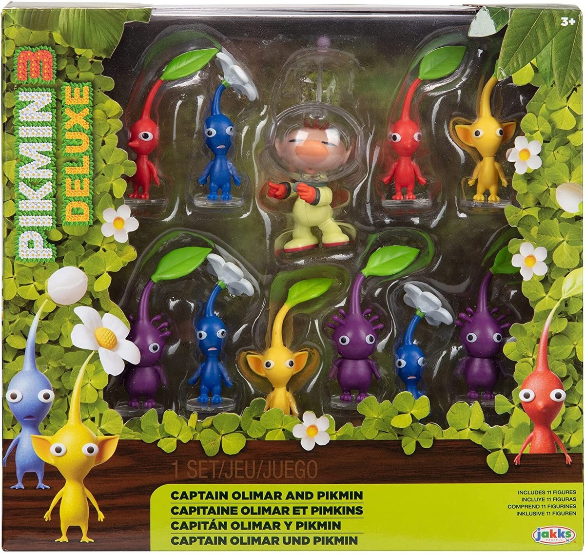 Pikmin 3 Deluxe Captain Olimar & Pikmin 2.5-Inch Set [11 Figures