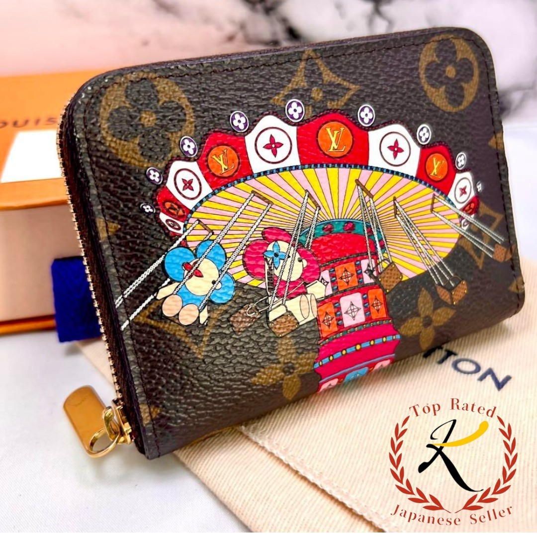 Louis Vuitton Monogram Vivienne Zippy Coin Purse Takashi Murakami