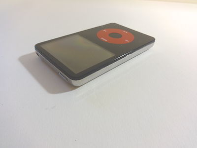 APPLE iPOD CLASSIC 5.5 GEN. BLACK/RED CUStOM THIN 80GBWOLFSON
