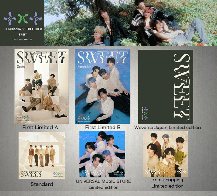 TXT SWEET JP 2nd Album Official CD Japan TOMORROW X TOGETHER pc
