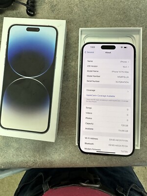 Apple iPhone 14 Pro Max - 128 GB - Silver (Verizon) for sale