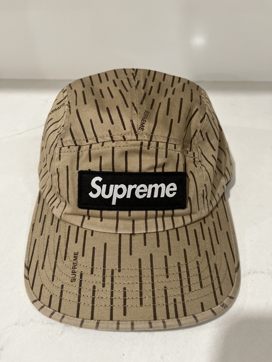 Supreme Military Camp Cap Hat Tan Raindrop Camo 2024 FW24 - NEW | eBay