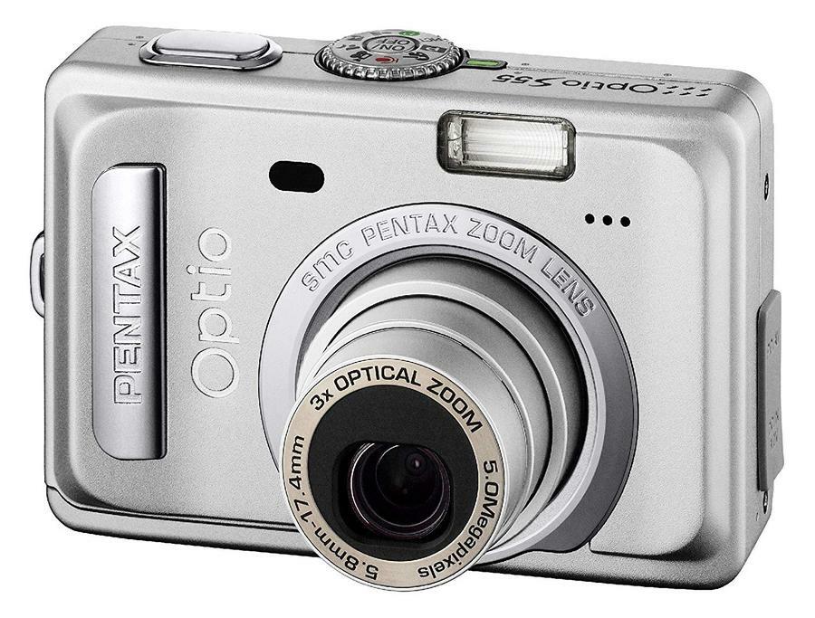 Pentax Optio S55 5MP Digital Camera with 3x Optical Zoom (5101078