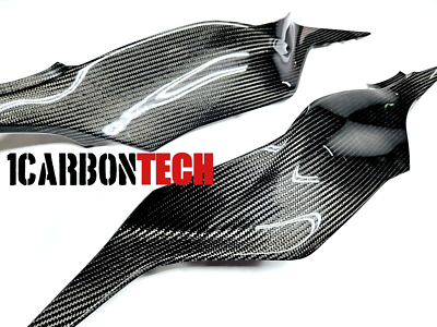 2024-2025 KAWASAKI ZX-6R ZX-636 REAL CARBON FIBER LOWER TANK