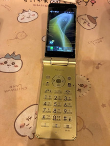 NP601SH AQUOS EDEL ゴールド 折りたたみ式 NP601SH AQUOS EDEL