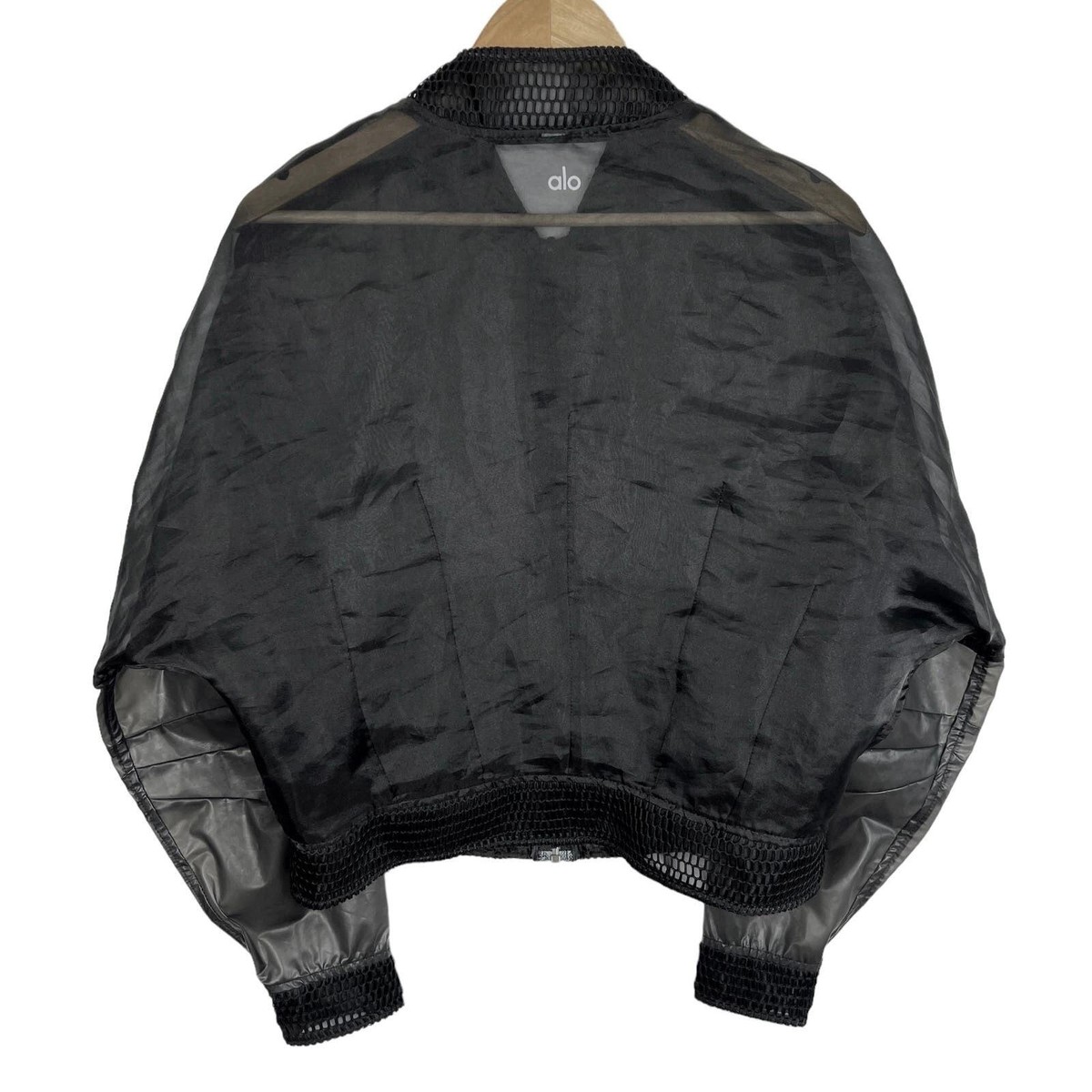 Alo Yoga Translucent Jacket - Black Size S | eBay